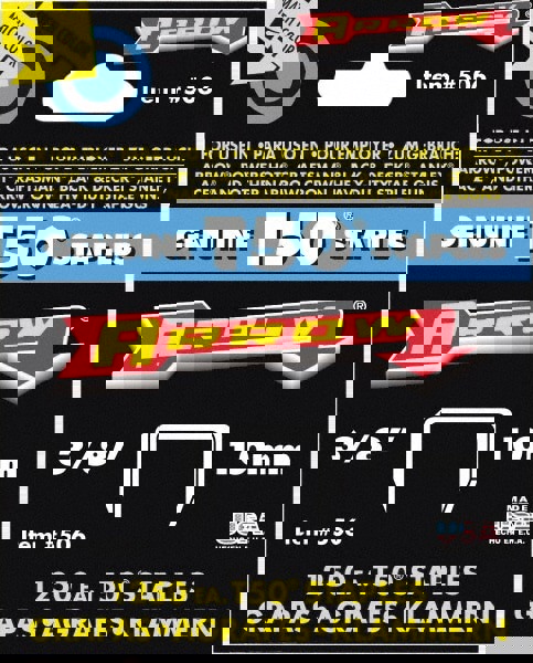 High Carbon Steel Heavy-Duty Staple: 3/8